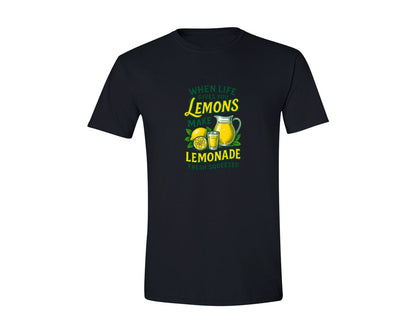 brand:Generic|color:Black|When Life Gives You Lemons Make T Shirt Graphic T-Shirt