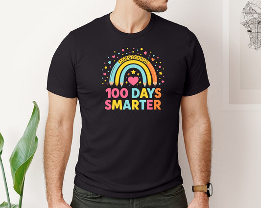 100 Days Of School Smarter T Shirt Graphic T-Shirt