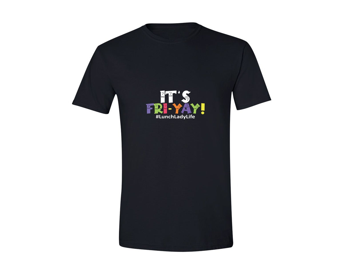 brand:Generic|color:Black|Funny School Cafeteria Worker Lunch Lady Graphic T-Shirt