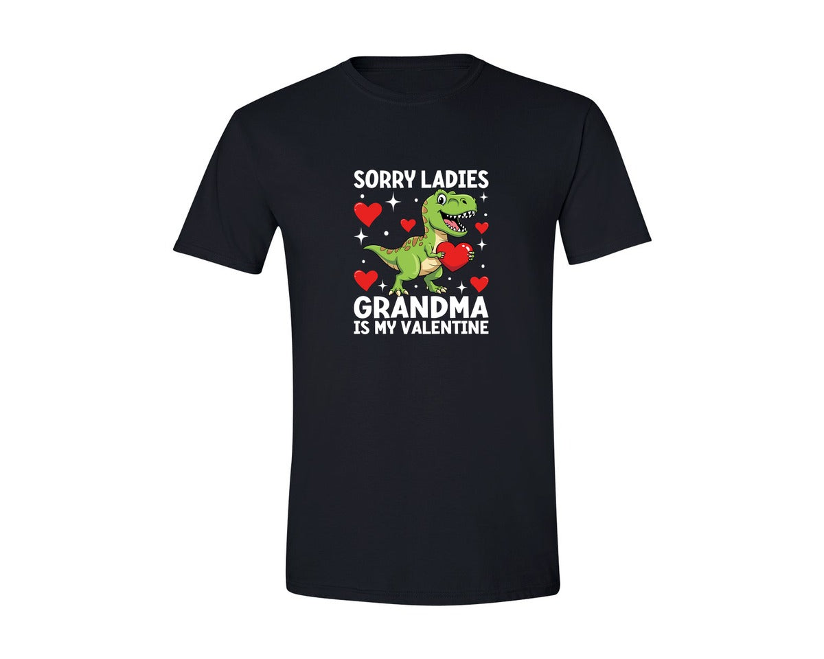 brand:Generic|color:Black|Grandma Love Valentines Day T Shirt Graphic T-Shirt
