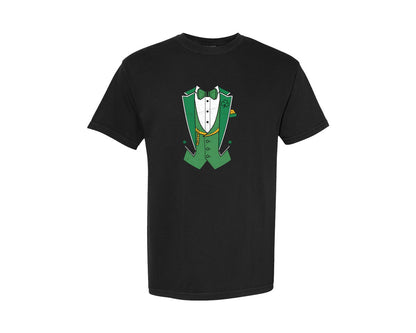 brand:Comfort Colors|color:Black|Leprechaun Costume St Patricks Day Graphic T-Shirt