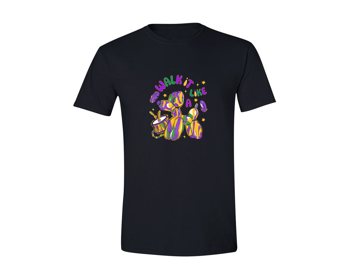 brand:Generic|color:Black|Walk It Like A Dog Mardi Gras 3
