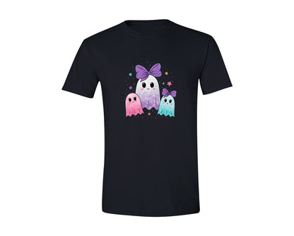 brand:Generic|color:Black|Iridescent Ghost Graphic T-Shirt