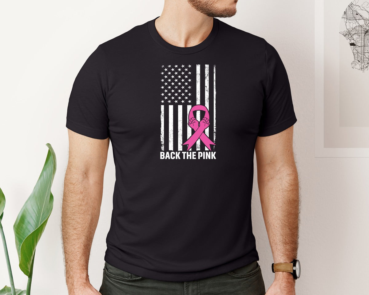brand:Bella Canvas|color:Black|20 Breast Cancer Tshirt Design Graphic T-Shirt