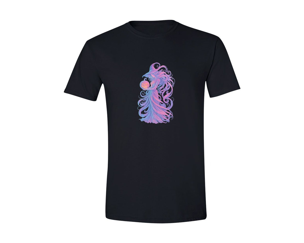 brand:Generic|color:Black|Halloween Pink Ribbon Graphic T-Shirt