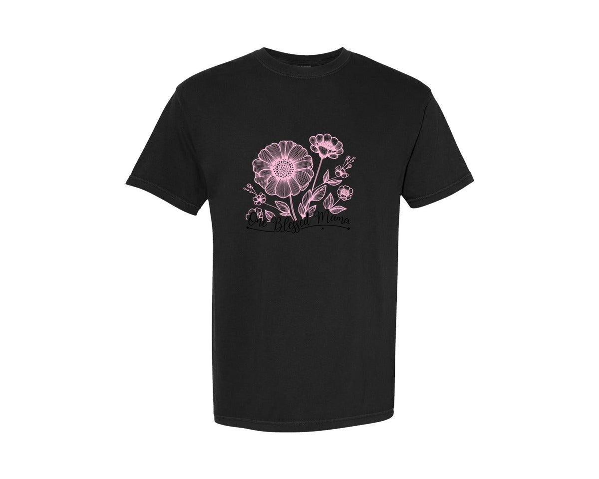 brand:Comfort Colors|color:Black|Mothers Day Funny Mom Graphic T-Shirt