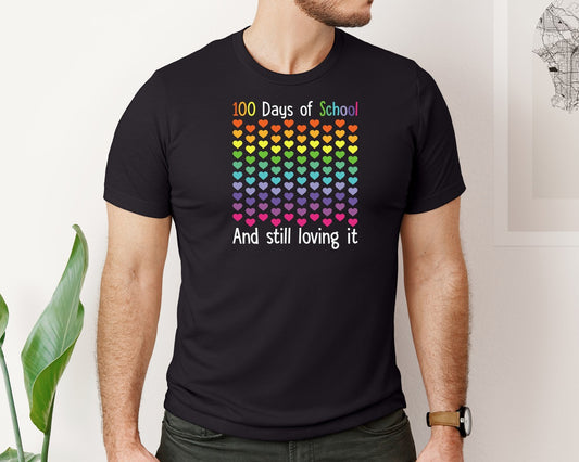 100 Days Of School And Still Loving It 3 Graphic T-Shirt