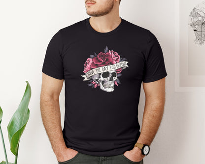 brand:Bella Canvas|color:Black|Goth Watercolor Graphic T-Shirt