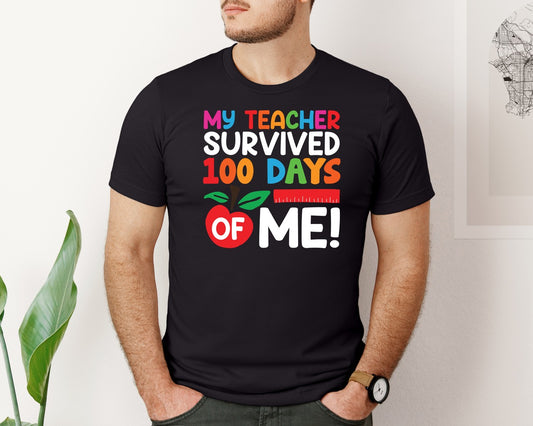 100 Days Of School T Shirt Design 562 Graphic T-Shirt