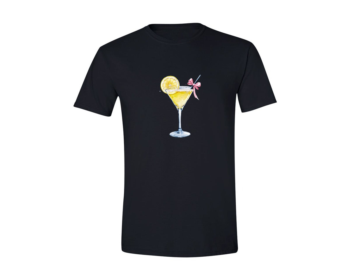 brand:Generic|color:Black|Coquette Lemon Drop With A Pink Bow