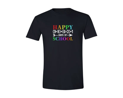 brand:Generic|color:Black|Happy 100 Days Of School T Shirt 7 Graphic T-Shirt