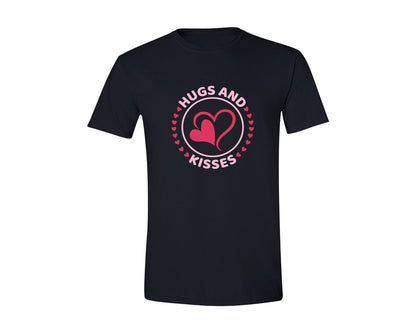 brand:Generic|color:Black|Hugs And Kisses Quote T Shirt Design 5 Graphic T-Shirt
