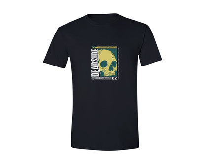brand:Generic|color:Black|Grunge Skull Graphic Illustration Design Graphic T-Shirt
