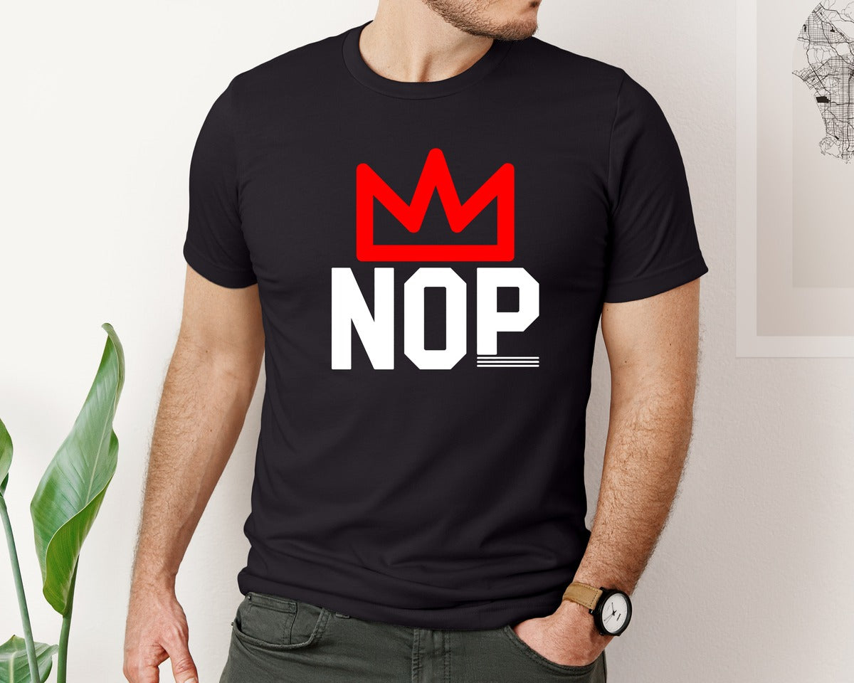 brand:Bella Canvas|color:Black|No Kings Sign Graphic T-Shirt
