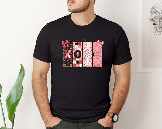 Preppy Xoxo Valentine 3 Graphic T-Shirt