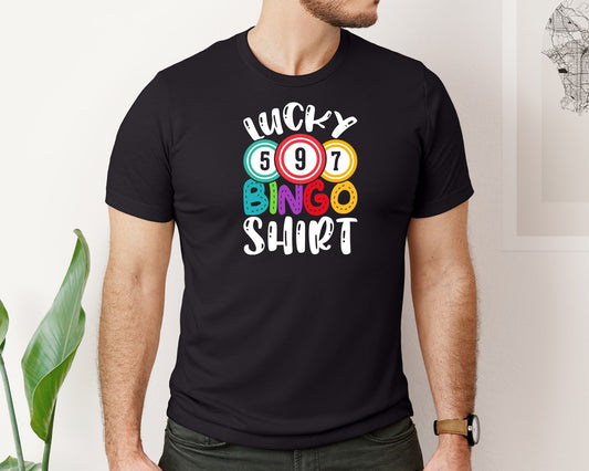 Casino Vintage Bingo T Shirt Design 75 Graphic T-Shirt