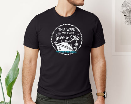 brand:Bella Canvas|color:Black|Cruise Ship Funny Family Trip Shirt 2 Graphic T-Shirt