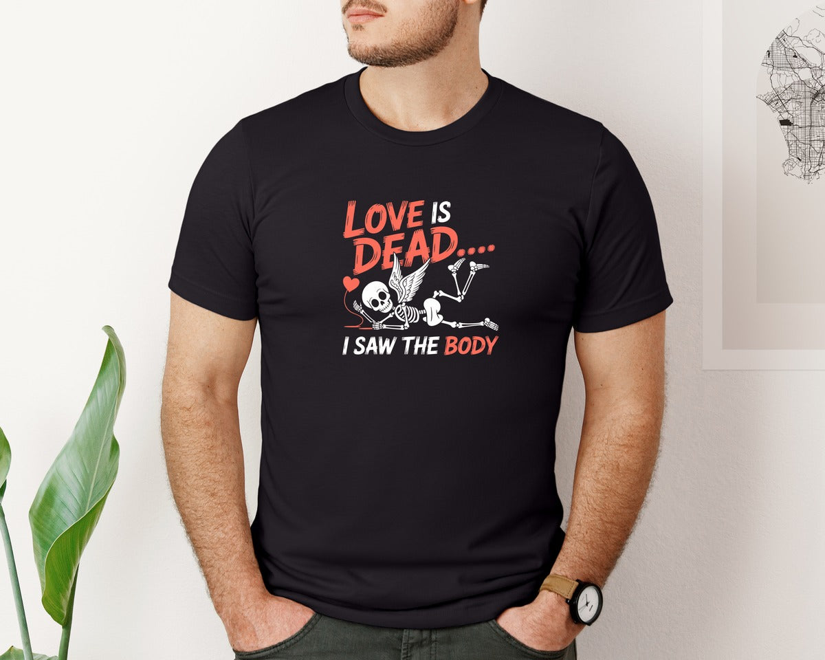 brand:Bella Canvas|color:Black|Dark Humor Anti Velentine T Shirt Graphic T-Shirt
