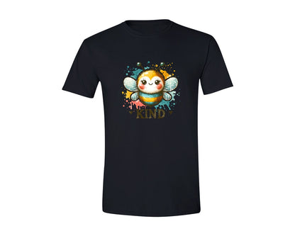 brand:Generic|color:Black|Retro Bee Kind Vintage Be Kind Graphic T-Shirt