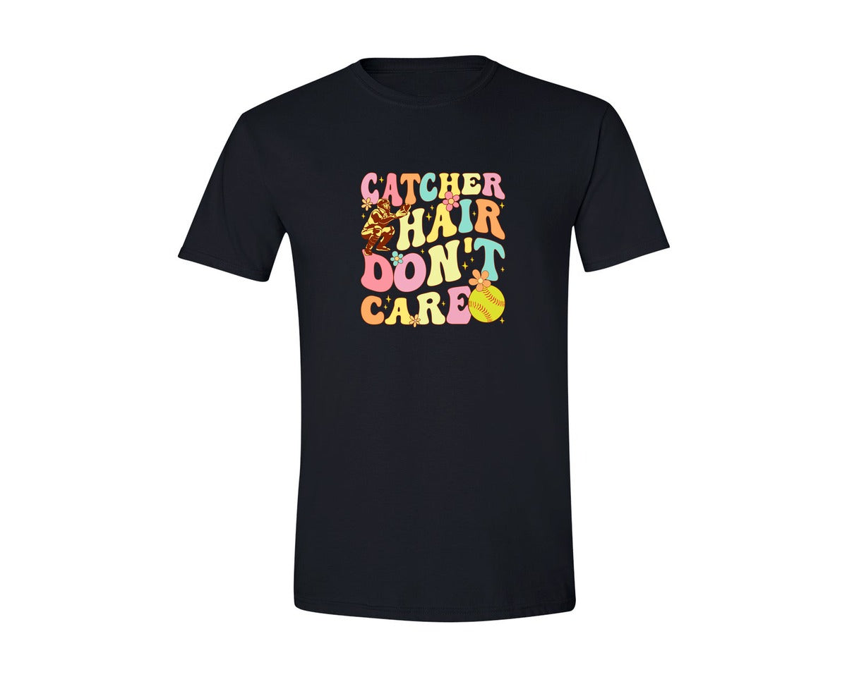 brand:Generic|color:Black|Cather Hair Dont Care T Shirt Graphic T-Shirt