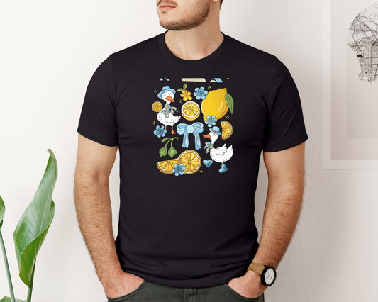 Lemon Duck Cottagecore Graphic T-Shirt