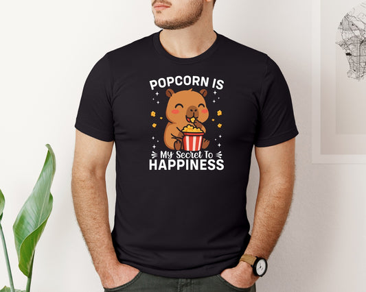My Secret To Happiness Capybara T Shirt Graphic T-Shirt
