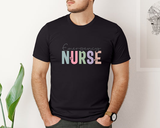 Emergency Nurse Er Nurse Design Graphic T-Shirt