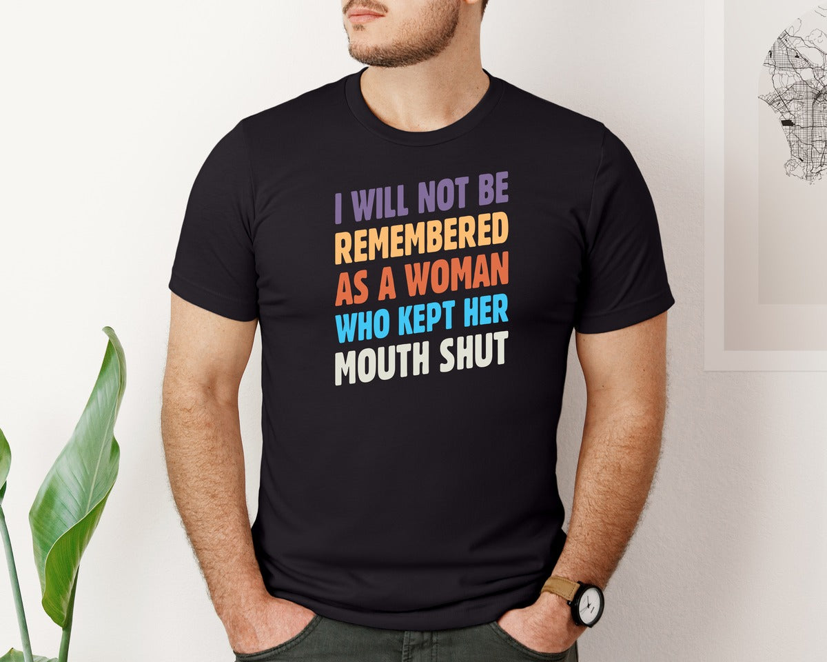 brand:Bella Canvas|color:Black|Feminist Shirt Girl Power Shirt Women Graphic T-Shirt