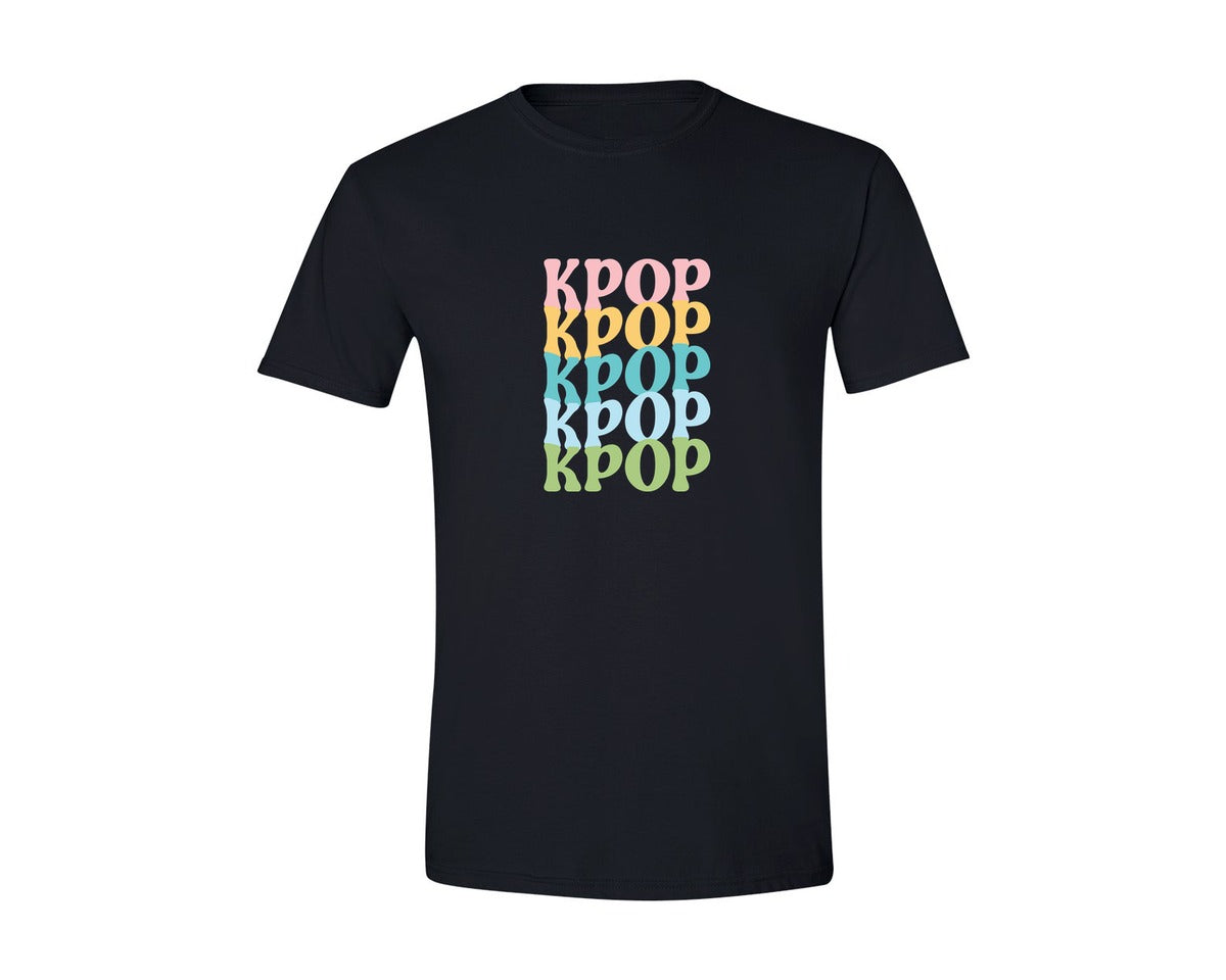 brand:Generic|color:Black|Kpop 4 Graphic T-Shirt