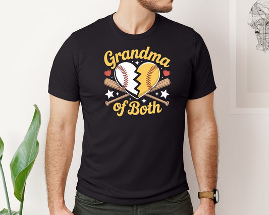 Grandma Of Both Sublimationpng Graphic T-Shirt