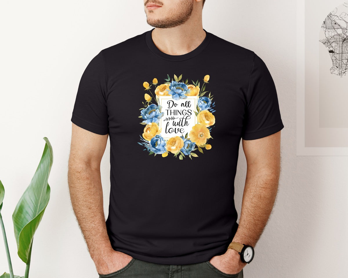 brand:Bella Canvas|color:Black|Boho Inspirational Graphic T-Shirt