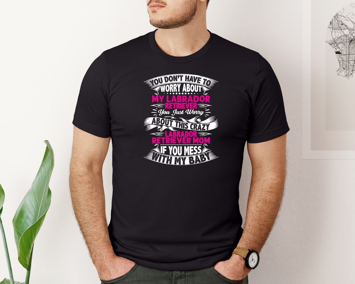 brand:Bella Canvas|color:Black|Labrador Retriever Dog Lover T Shirt 2 Graphic T-Shirt