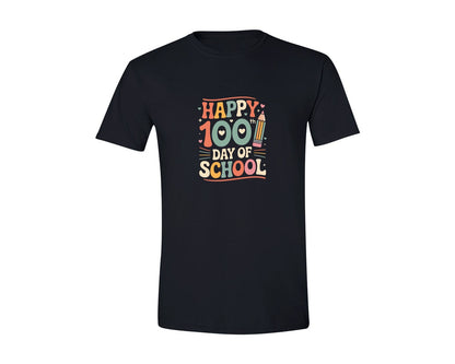 brand:Generic|color:Black|Happy 100Th Day Of School 30 Graphic T-Shirt