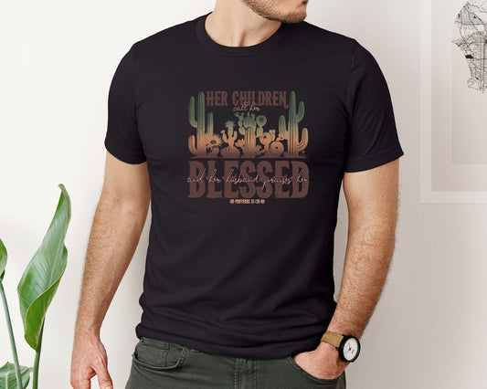 Christian Western Proverbs 31 Woman Graphic T-Shirt