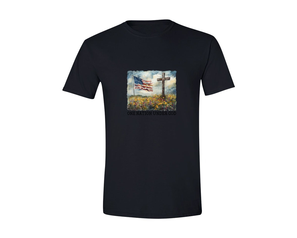 brand:Generic|color:Black|One Nation Under God Png4th Of July 2