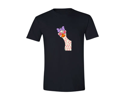 brand:Generic|color:Black|Retro Valentine Goose Funny Goose Graphic T-Shirt