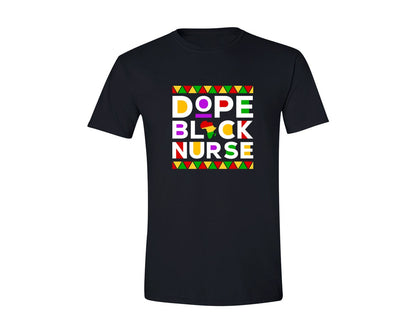 brand:Generic|color:Black|Dope Proud Black Nurse Black History