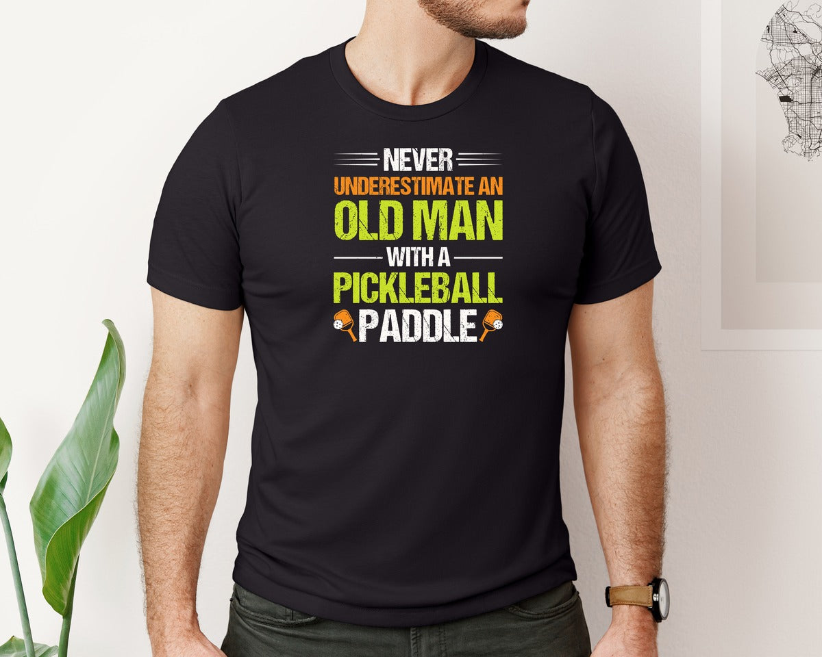 brand:Bella Canvas|color:Black|Pickleball T Shirt Design 10 Graphic T-Shirt