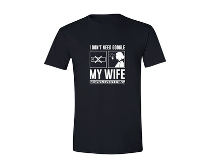 brand:Generic|color:Black|Valentine Day Funny Husband Wife Tshirt 3 Graphic T-Shirt