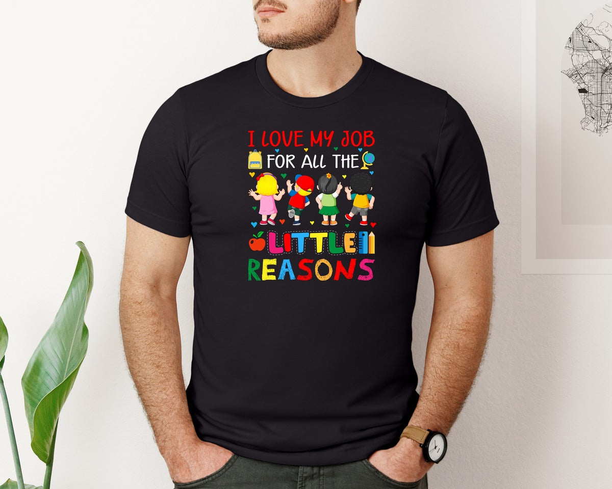 brand:Bella Canvas|color:Black|School Teacher T Shirt Design Graphic T-Shirt