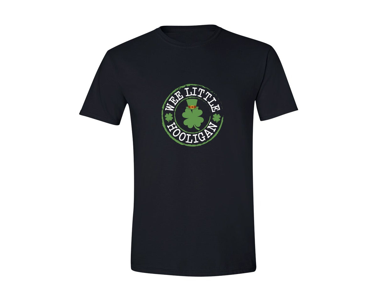 brand:Generic|color:Black|Wee Little Hooligan Funny St Patricks 2 Graphic T-Shirt