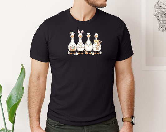Cute Easter Goose Graphic T-Shirt