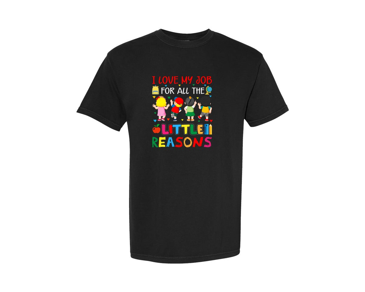 brand:Comfort Colors|color:Black|School Teacher T Shirt Design Graphic T-Shirt