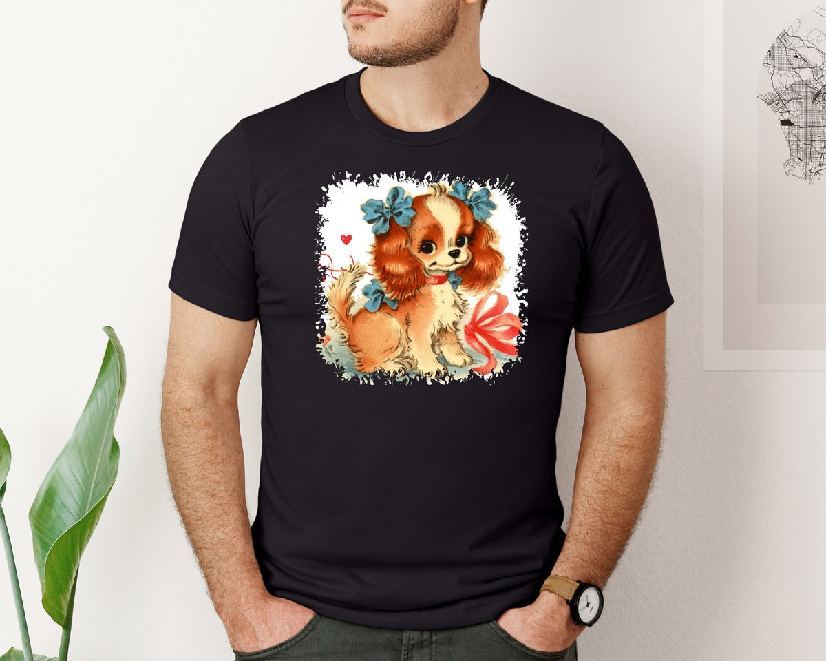 brand:Bella Canvas|color:Black|Vintage Valentine Square Tshirt 33 Graphic T-Shirt