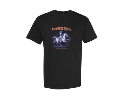 brand:Comfort Colors|color:Black|Western Cowgirl Era Vintage 90S Graphic T-Shirt