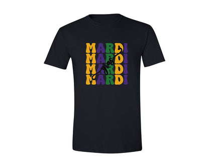 brand:Generic|color:Black|Mardi Gras 24 Graphic T-Shirt