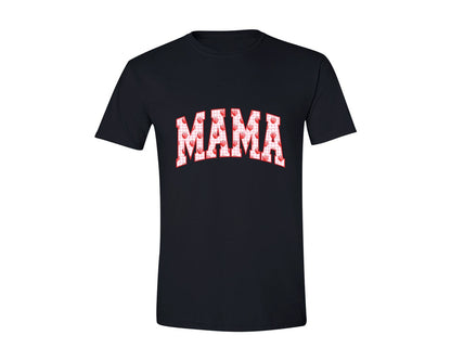 brand:Generic|color:Black|Mama Summer Spring Mama Strawberry Graphic T-Shirt