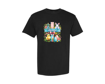 brand:Comfort Colors|color:Black|Easter Day T Shirt 2 Graphic T-Shirt