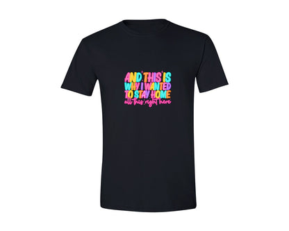 brand:Generic|color:Black|Funny Introvert Sarcastic Quotes Graphic T-Shirt
