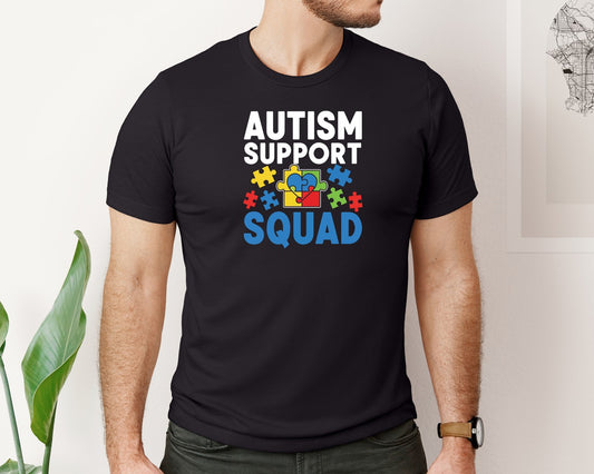 Autism Support Squad T Shirt Design 3 Graphic T-Shirt